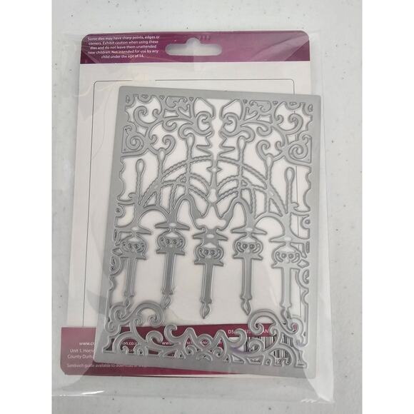 Diesire Grand Candelabra Clear Rubber tamp and Die Set Create A Card - Picture 3 of 6